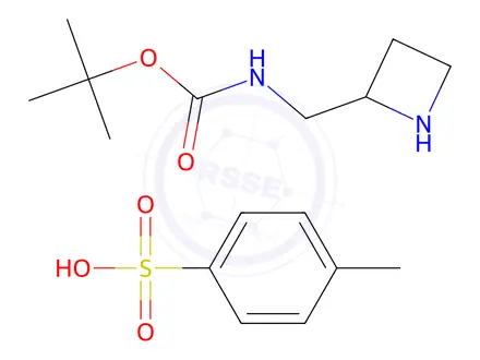Chemical structure of Azetidin-2-ylmethyl-carbamic acid tert-butyl ester tosylate