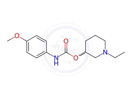 Chemical structure of p-Methoxycarbanilic acid 1-ethyl-3-piperidinyl ester