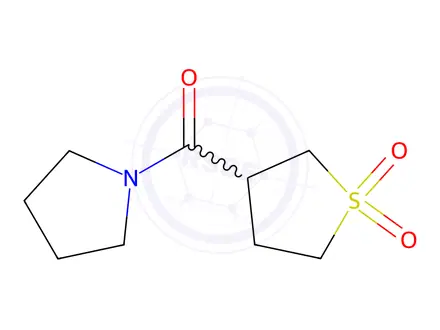 Chemical structure of (1,1-Dioxidotetrahydrothiophen-3-yl)(pyrrolidin-1-yl)methanone