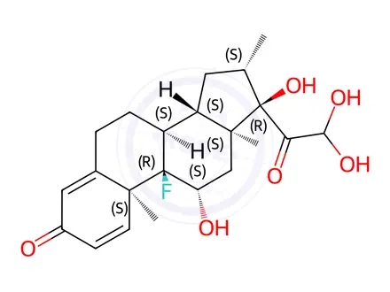Chemical structure of Betamethasone Impurity 228