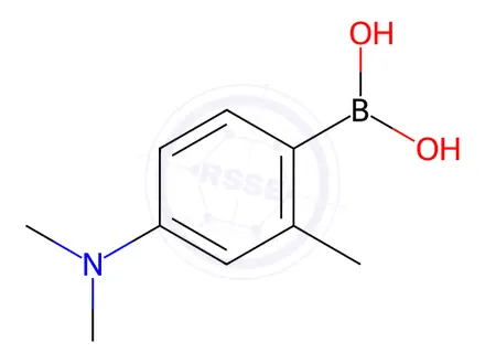 Chemical structure of (4-(Dimethylamino)-2-methylphenyl)boronic acid