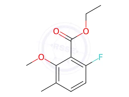Chemical structure of Ethyl 6-fluoro-2-methoxy-3-methylbenzoate
