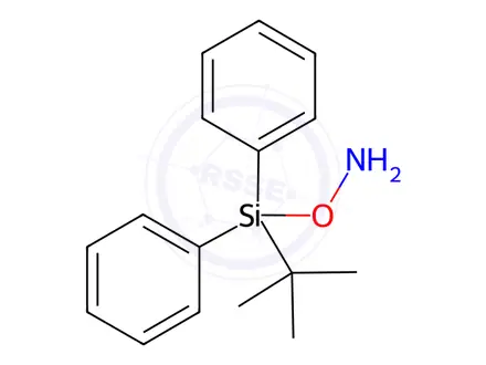 Chemical structure of O-t-Butyldiphenylsilylhydroxylamine