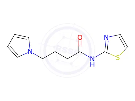 Chemical structure of 4-(1H-Pyrrol-1-yl)-N-(thiazol-2-yl)butanamide