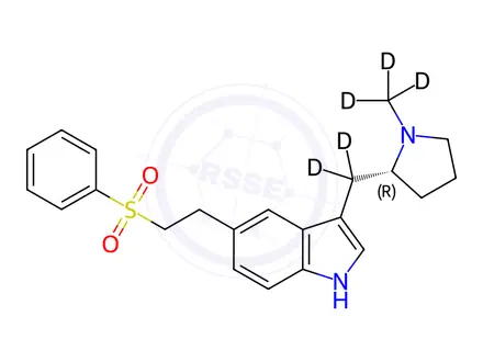 Chemical structure of Eletriptan-d5