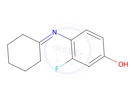 Chemical structure of Phenol, 4-(cyclohexylideneaMino)-3-fluoro-