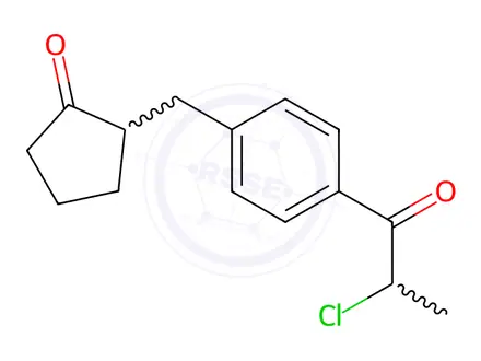 Chemical structure of Loxoprofen Sodium Impurity 220