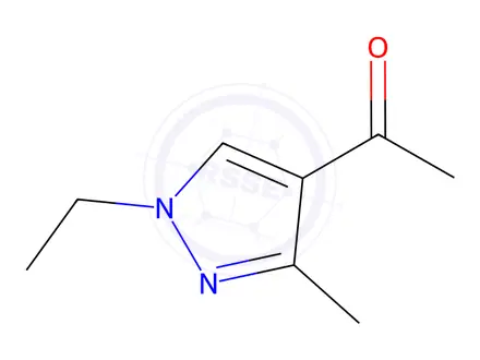 Chemical structure of 1-(1-Ethyl-3-methyl-1h-pyrazol-4-yl)ethan-1-one