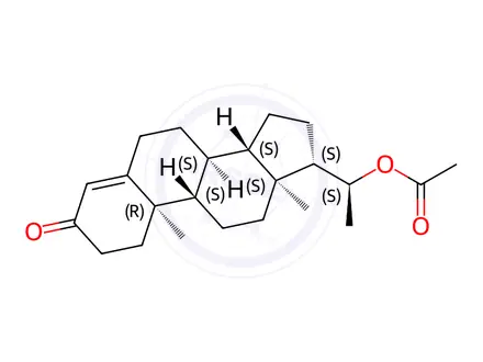 Chemical structure of Progesterone EP Impurity D