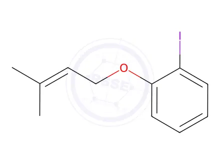 Chemical structure of O-prenyl-2-iodophenol