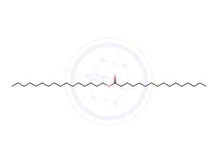 Chemical structure of hexadecyl palmitate