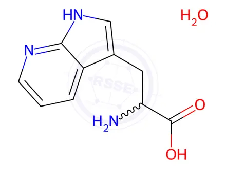 Chemical structure of D,L-Azatryptophan Hydrate