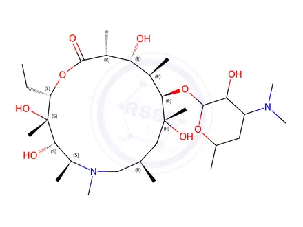 Chemical structure of Azithromycin Impurity 4