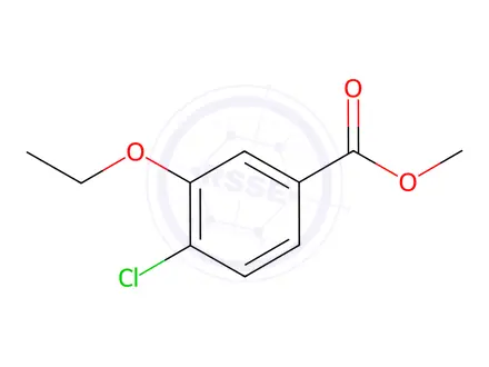 Chemical structure of Benzoic acid, 4-chloro-3-ethoxy-, methyl ester