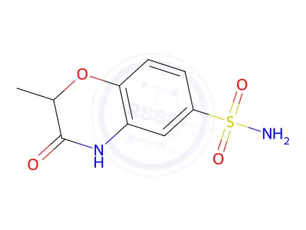 Chemical structure of 2-Methyl-3-oxo-3,4-dihydro-2h-1,4-benzoxazine-6-sulfonamide
