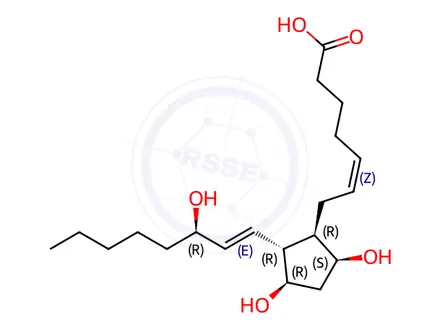Chemical structure of Dinoprost Trometamol Impurity 2 (Dinoprost Trometamol EP Impurity B)