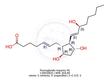 Chemical structure of Prostaglandin Impurity N1