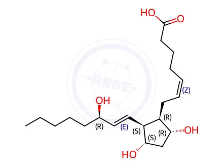 Chemical structure of Ent-8-iso Prostaglandin F2α