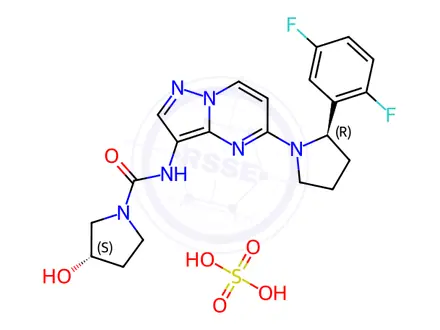 Chemical structure of Larotrectinib(Sulfate)
