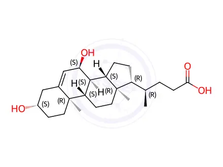 Chemical structure of Ursodeoxycholic Acid Impurity 51