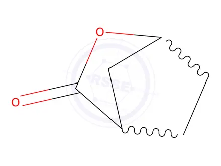 Chemical structure of 2-Oxabicyclo[2.2.1]heptan-3-one