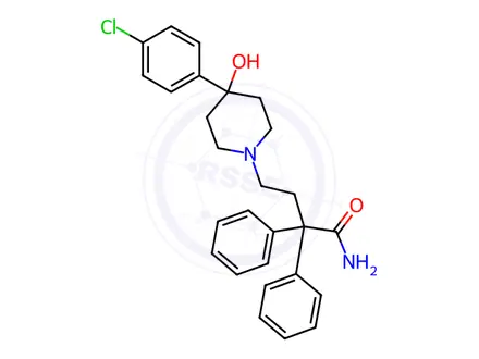 Chemical structure of N-Didesmethyl Loperamide