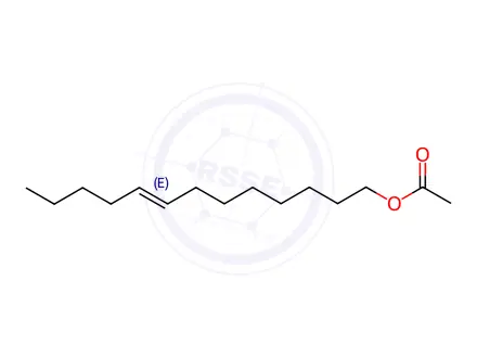 Chemical structure of (Z)-8-Tridecenyl acetate
