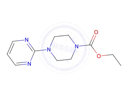 Chemical structure of Ethyl 4-(pyrimidin-2-yl)piperazine-1-carboxylate