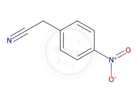 Chemical structure of 4-Nitrophenylacetonitrile