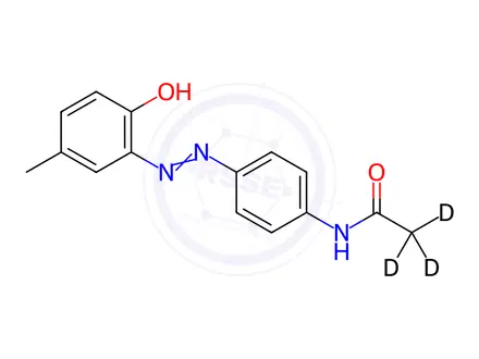 Chemical structure of Disperse Yellow 3 D3 100 μg/mL in Acetonitrile