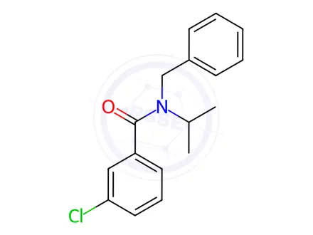 Chemical structure of N-Benzyl-3-chloro-N-isopropylbenzaMide, 97%