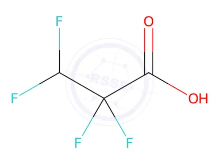 Chemical structure of 2,2,3,3-Tetrafluoropropionic acid Solution in Methanol