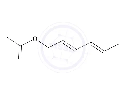 Chemical structure of (2E,4E)-Hexa-2,4-dien-1-yl acetate
