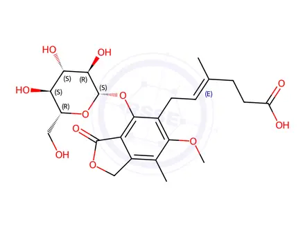 Chemical structure of Mycophenolic Acid Phenolic β-D-Glucoside