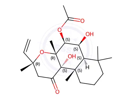 Chemical structure of 1-Deoxyforskolin