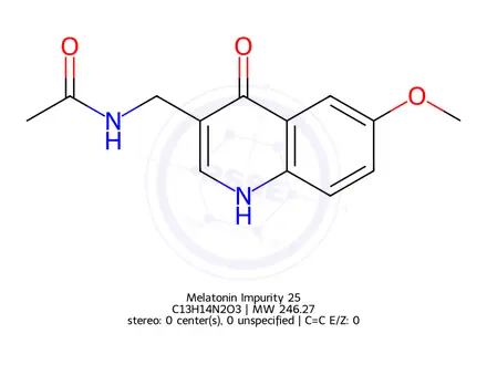 Chemical structure of Melatonin Impurity 25