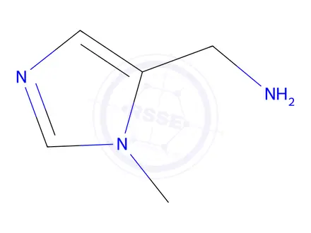 Chemical structure of 1-Methyl-5-aminomethylimidazole
