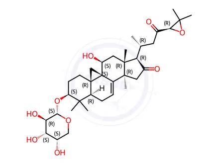 Chemical structure of Cimigenol-3-O-α-L-arabinoside