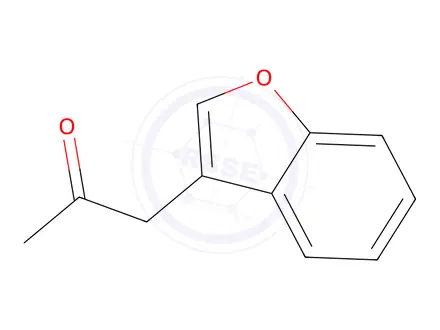 Chemical structure of 1-(1-benzofuran-3-yl)propan-2-one