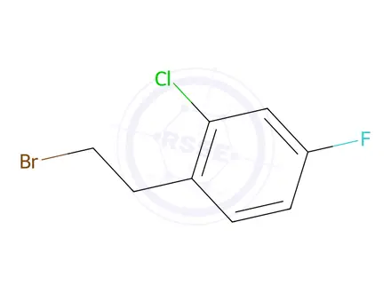Chemical structure of 1-(2-Bromoethyl)-2-chloro-4-fluorobenzene
