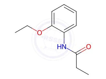 Chemical structure of N-(2-ethoxyphenyl)propionamide