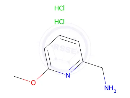 Chemical structure of (6-METHOXYPYRIDIN-2-YL)METHANAMINE DIHYDROCHLORIDE