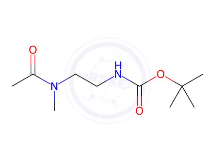 Chemical structure of Tert-butyl (2-(N-methylacetamido)ethyl)carbamate