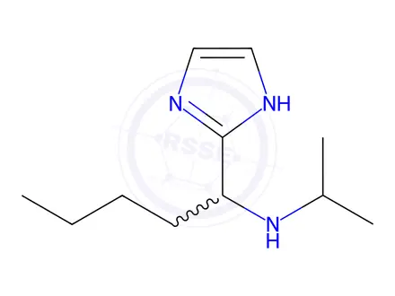 Chemical structure of 1-(1H-imidazol-2-yl)-N-isopropylpentan-1-amine