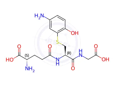 Chemical structure of Desacetyl Acetaminophen Glutathione