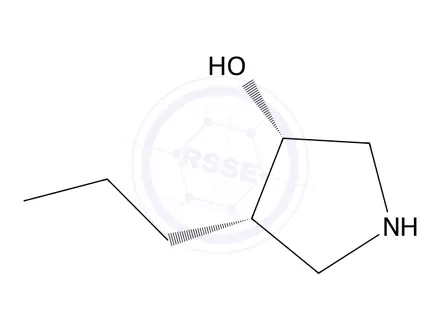 Chemical structure of (3S,4S)-4-propylpyrrolidin-3-ol