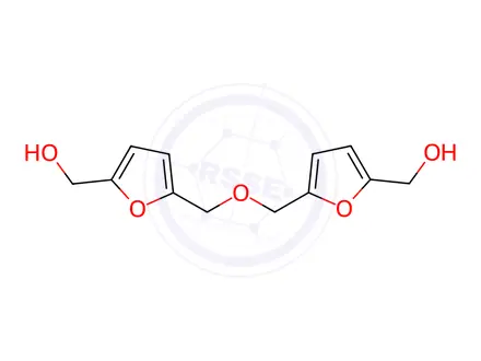 Chemical structure of 2-Furanmethanol, 5,5'-[oxybis(methylene)]bis-