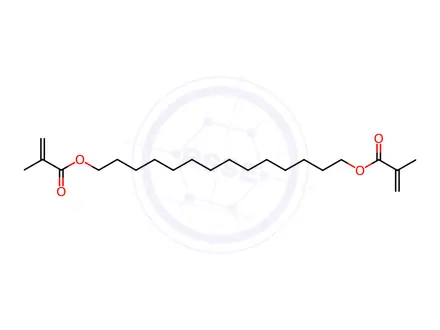 Chemical structure of 1,14-TETRADECANEDIOL DIMETHACRYLATE, TEC H.