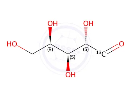 Chemical structure of D-[1-13C]lyxose
