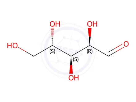 Chemical structure of DL-Arabinose